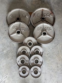 Olympic Deep Dish  Cast Iron Plates $ 180