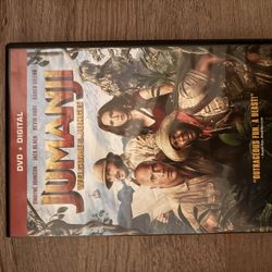 Jumanji: Welcome To The jungle. DVD + Digital Copy – Code Status Unknown