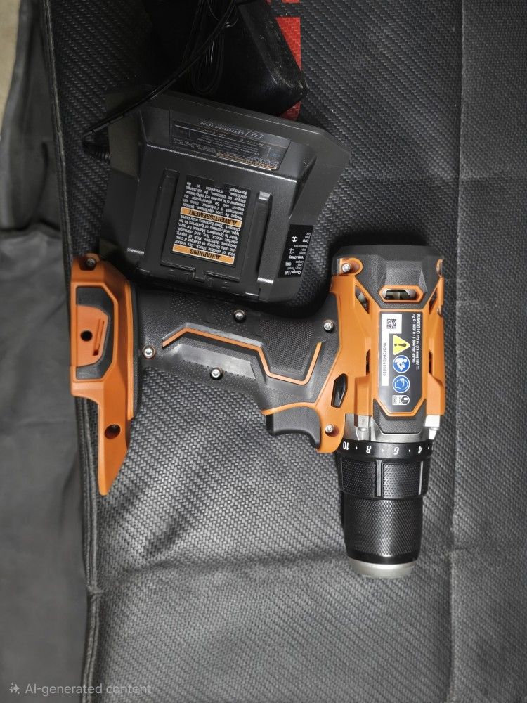 Ridgid 18v Drill With Charger