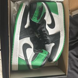 green jordan 1s barely worn 