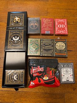 Playing cards, KWP, Theory 11, Bicycle, NOC, etcs
