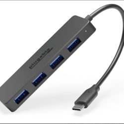 Plugable 4-Port USB?3.0 Hub (USB-C Adapter) for Laptops & Tablets