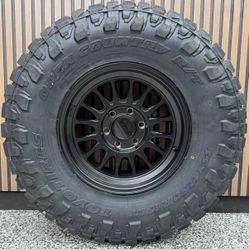 Kmc Impact 733 FFT 17x8.5 6x139.7 +0 Offset With Toyo R/T Pro 35x12.50R17 Tires 🔥🔥🔥