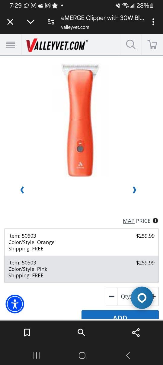 Andis 30 Watt Cordless