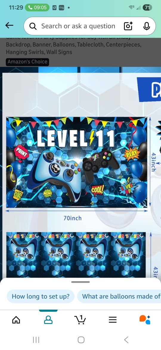 11th BIRTHDAY BANNER