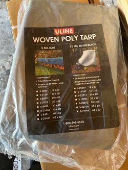 woven poly tarp
