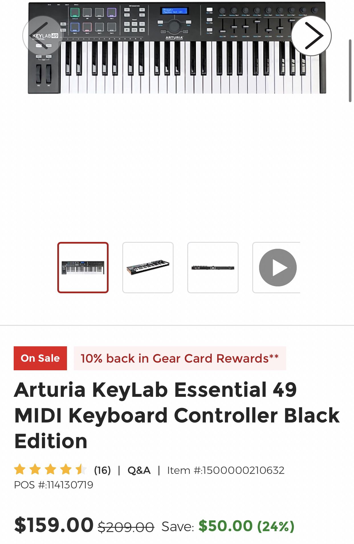 Arturia midi keyboard