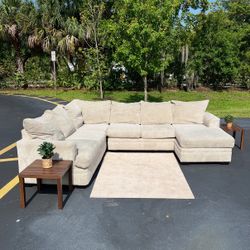 Light Beige Rooms To Go Sectional Couch