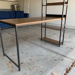Desk With Shelves For Sale 