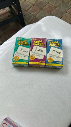 Sight word flashcards