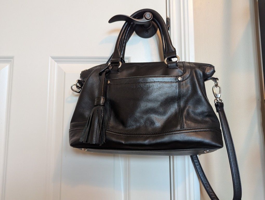 Genuine Leather Tignanello Brand Black Purse