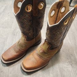 Red Diamond Cowboy Boots