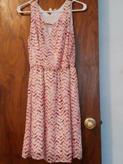 Red and White dress for kids