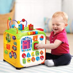 Vtech Cube And Fisher Price - Like New Standing Toy