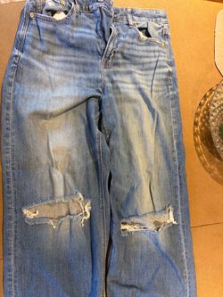 American Eagle Super Wide Leg Baggy Jenas Size 8