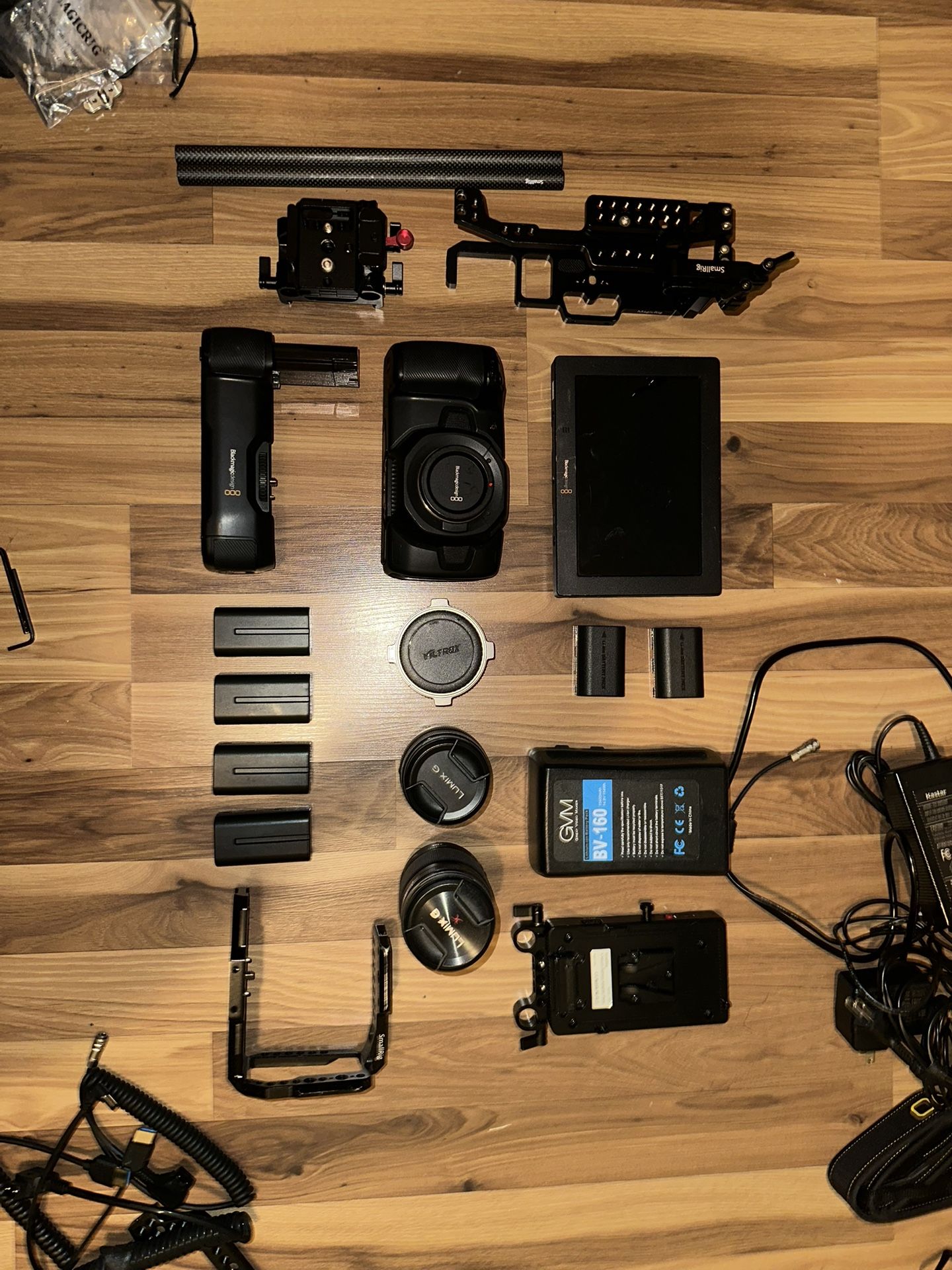 Blackmagic Pocket Cinema Camera 4k Rig Setup