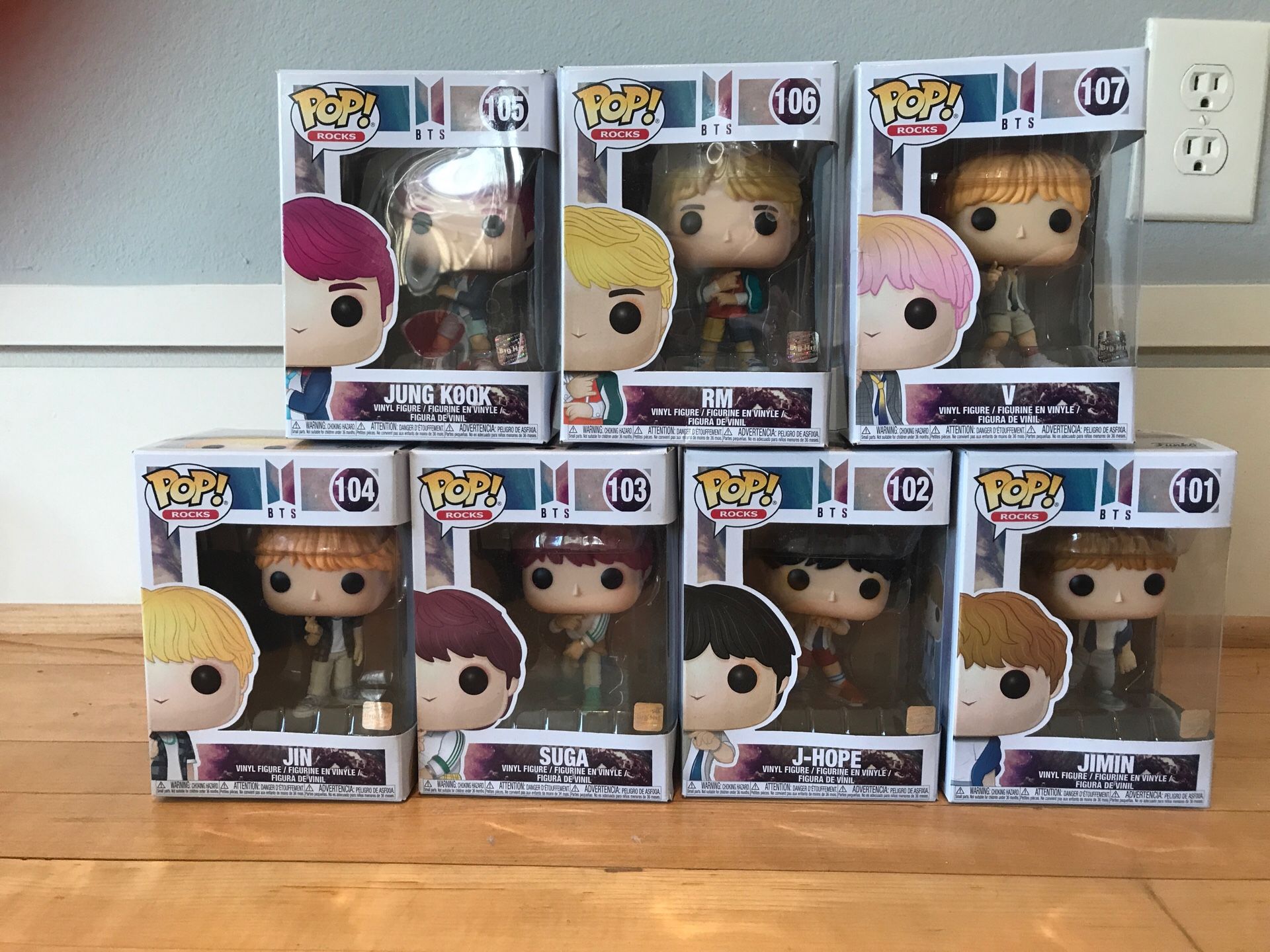 BTS funko pop collectibles