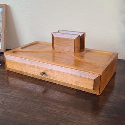 MCM Walnut Men's Valet Box Mid Century Modern