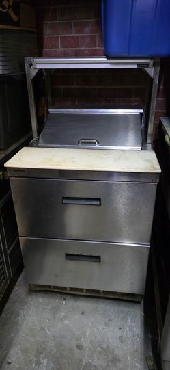 DELFIELD 27" PREP TABLE W/OVERSHELF