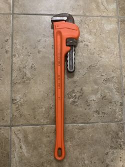 Rigid 14” Straight Pipe Wrench