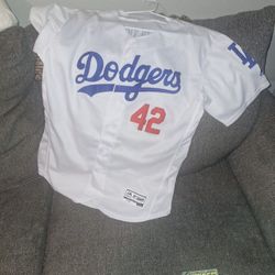 LA Dogers Jackie Robinson #42 Mlb Jersey 