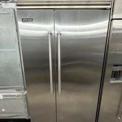 Viking Professional Built In Side By Side 48” Refrigerator 