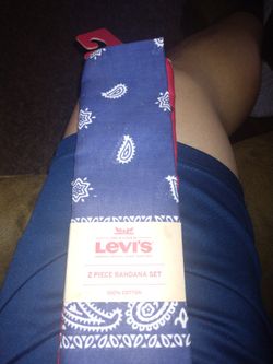 LOT OF 2 BRAND NEW LEVIS BANDANA 