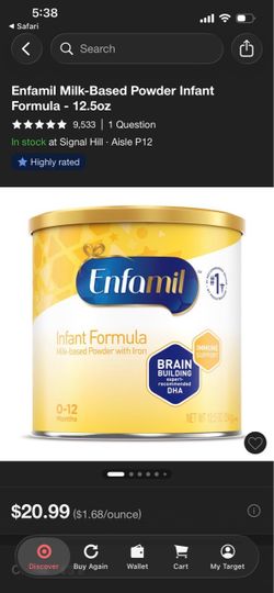 Baby formula