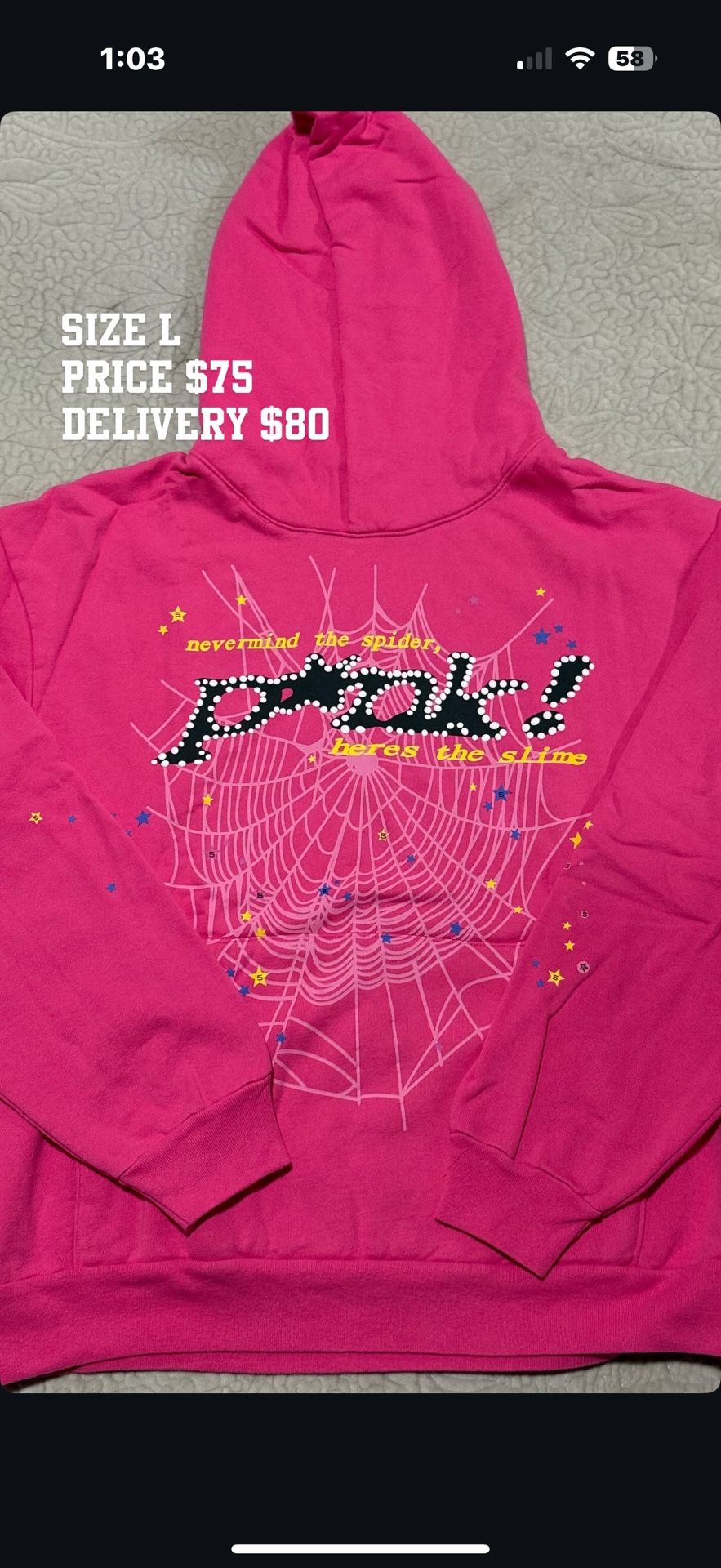 Pink Sp5der Hoodie