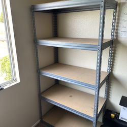 5 Tier Metal Shelf Shelves Garage Storage 3 Feet By 6 Feet 18 Inches Deep