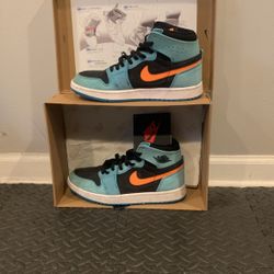 Jordan 1 High Bleached Auqua (Very Good Condition) Size 8