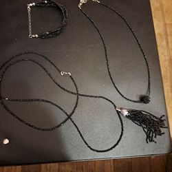 925 Silver Over Onxy Stone 