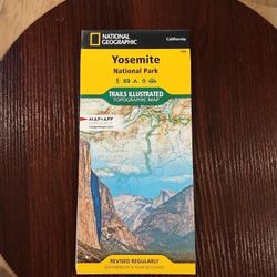 Yosemite National Geographic Map 2024