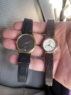 Men’s Citizen Quartz and Timex Quartz Women’s Watch 