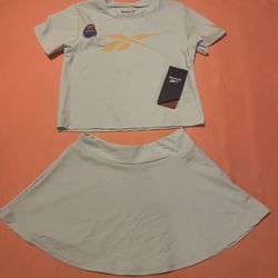 Brand New Reebok Girls Two Piece Set Size 6X Kids 
