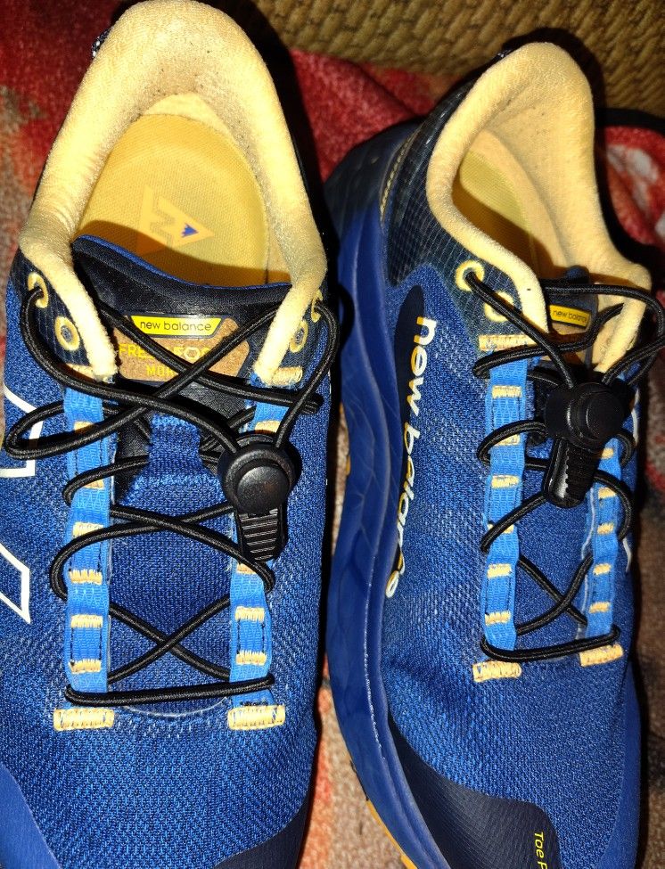 New Balance Fresh Foam X Trail More v3 Mens Blue Running Shoes Size 10 2E