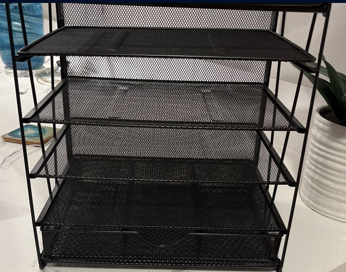 Multi-Tiered Paper Tray w bottom Draw