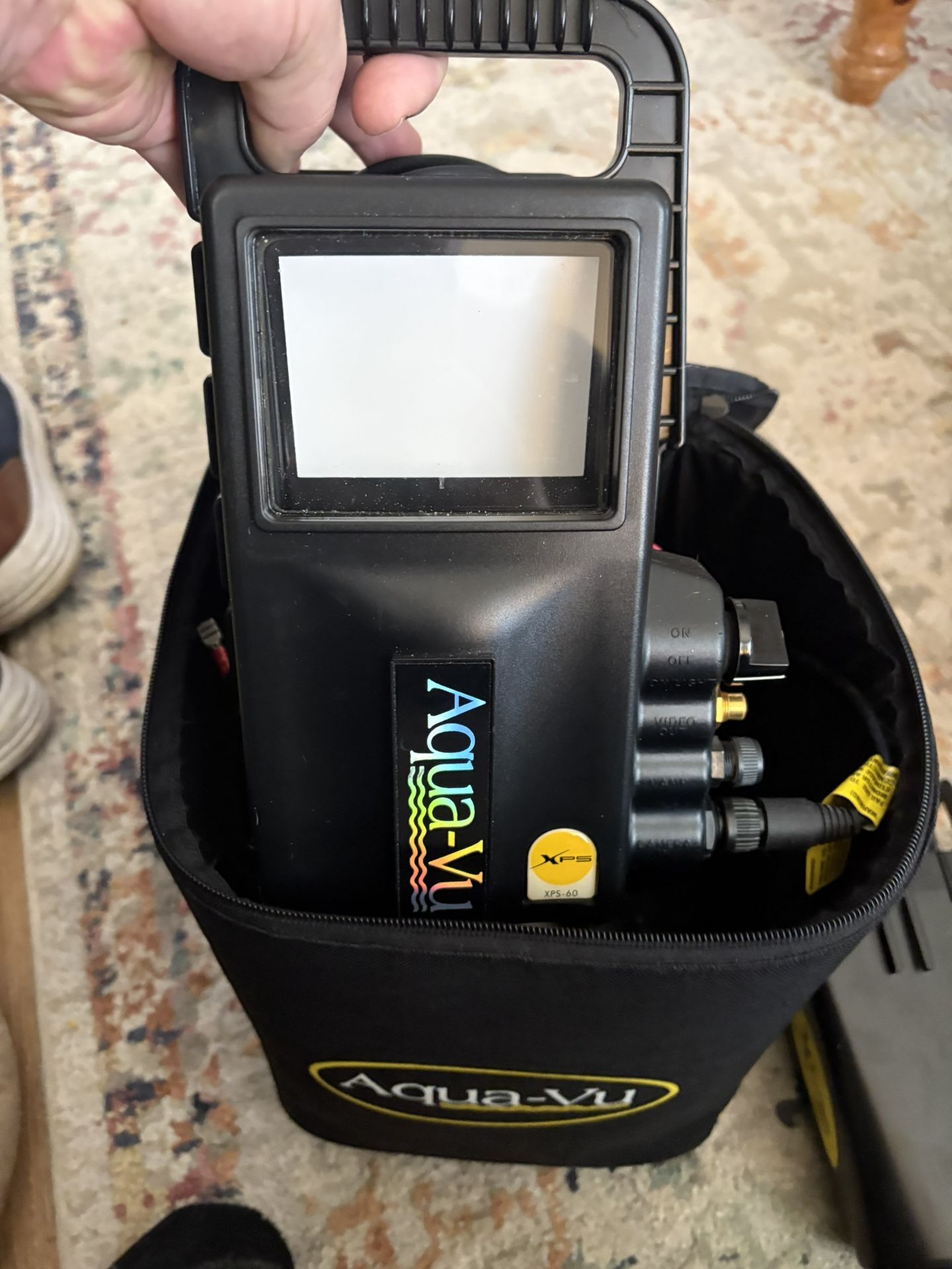 Aqua view fish camera for ice fishing or summertime fishing