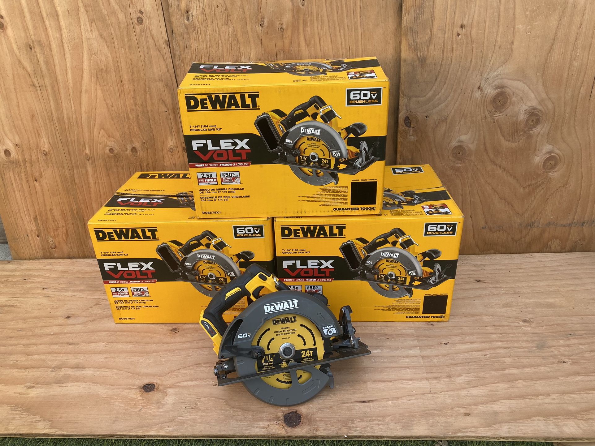Dewalt 7-1/4” Circular Saw 60v Brushless Model DCS578 (Tool Only)