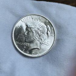 1923 Peace Silver Dollar Coin