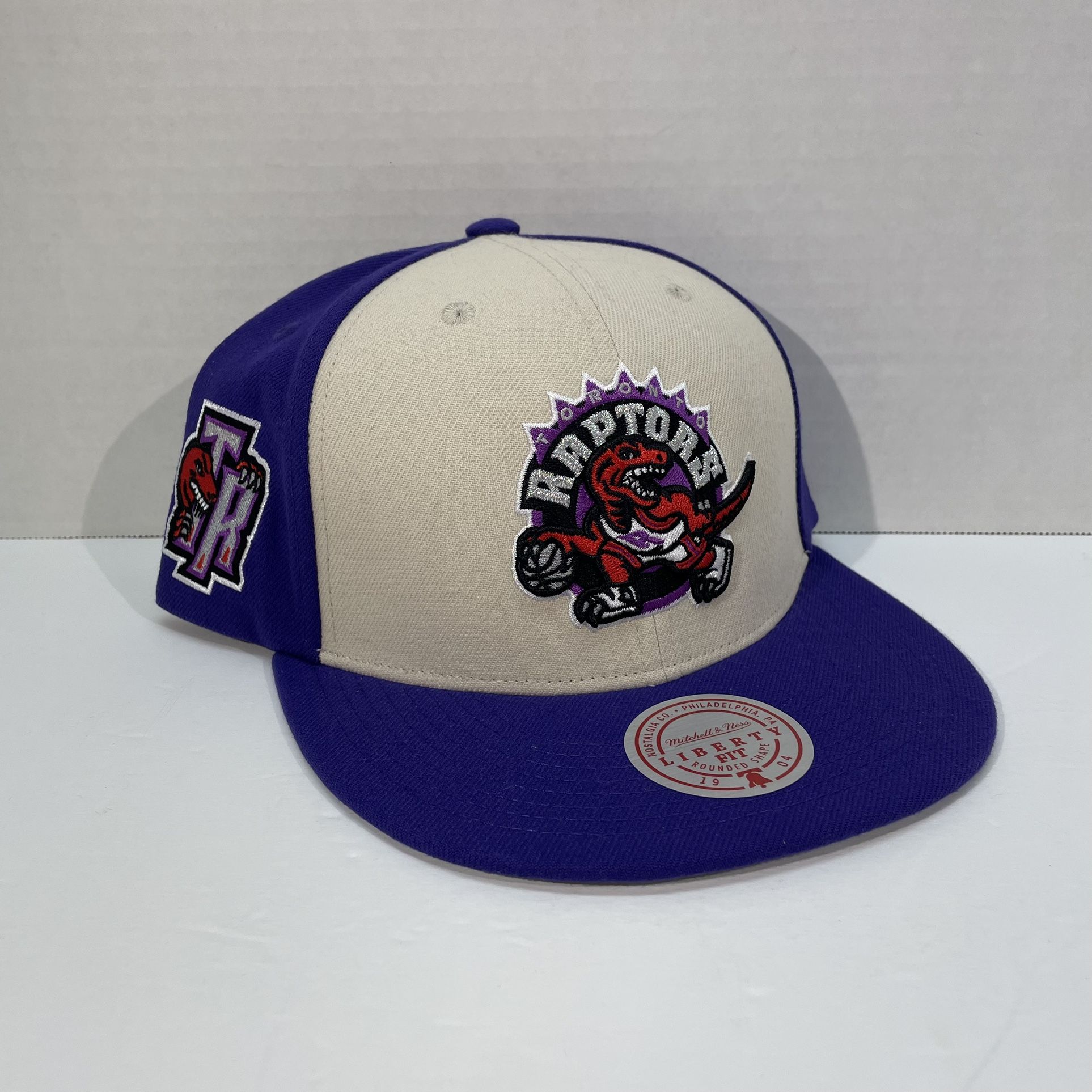 Toronto Raptors Mitchell & Ness NBA Throwback Patch Hat Cap Adult SnapBack OSFA NWT