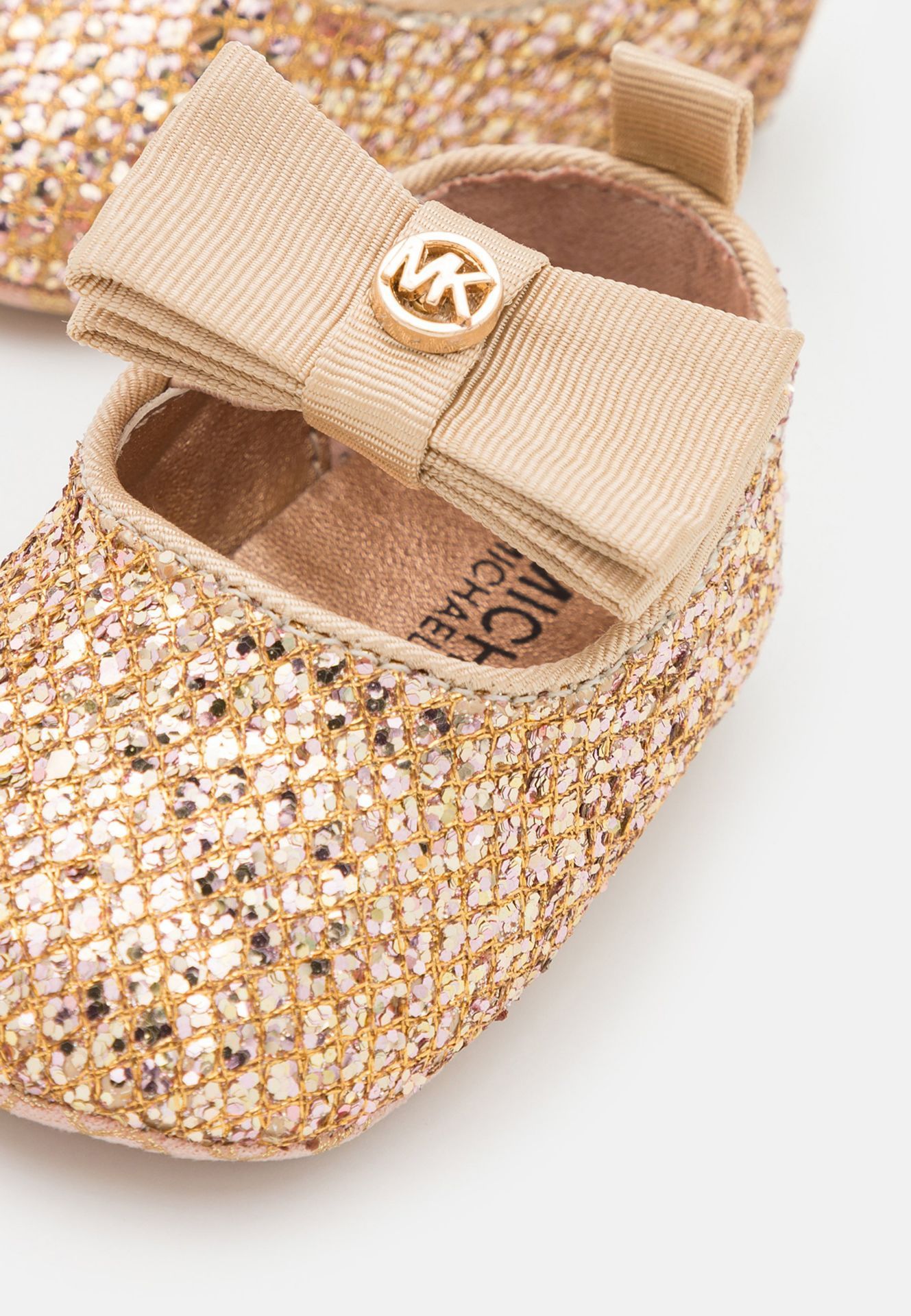 Michael Kors Kids BABY First shoes rose glitter/rose Girls Infant Flats slip ons kisa childrens
