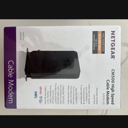 Netgear CM 500 cable modem