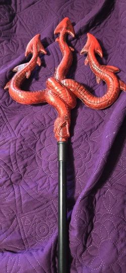 Devil Staff Pitchfork And Cape