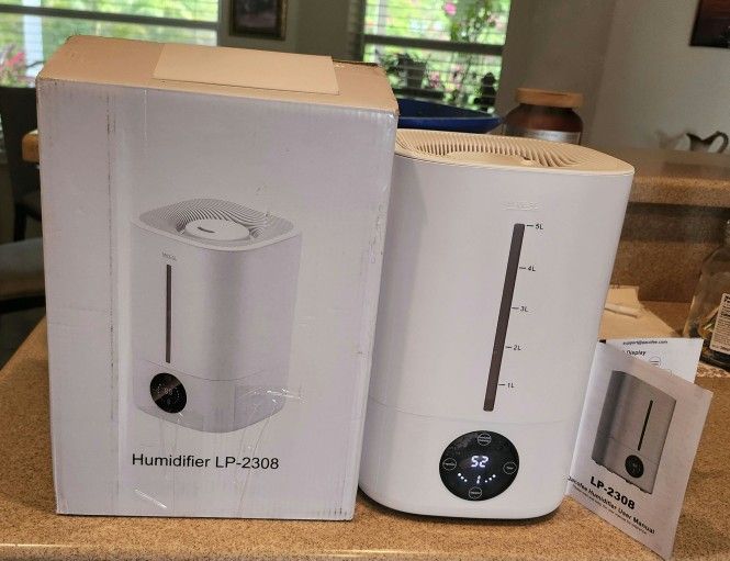 Humidifier, Air Purifier, with digital display.
5 L Capacity.
Serious Buyers β
οΈ π¨ β
οΈπ¨π¨