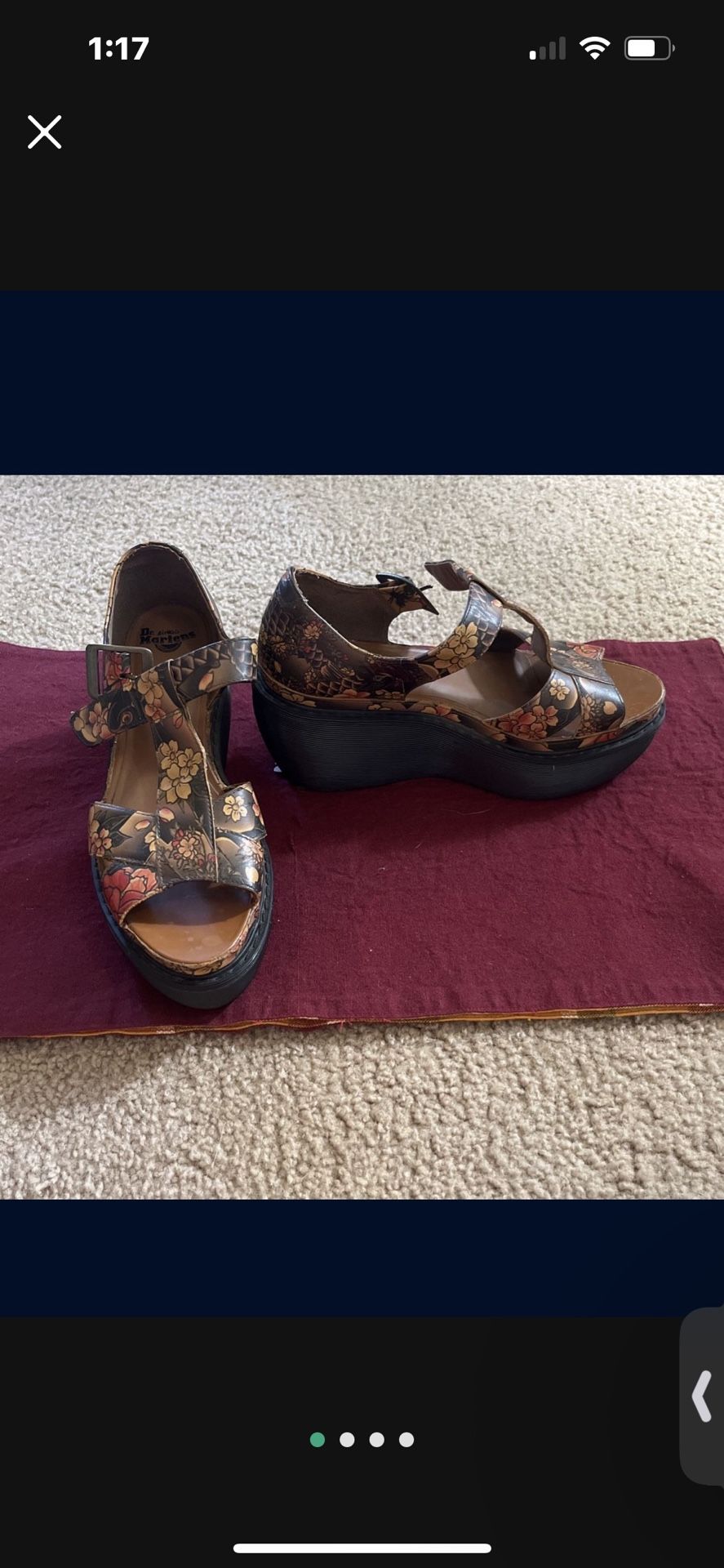 Doc Marten, Wedge High Heel Sandal 