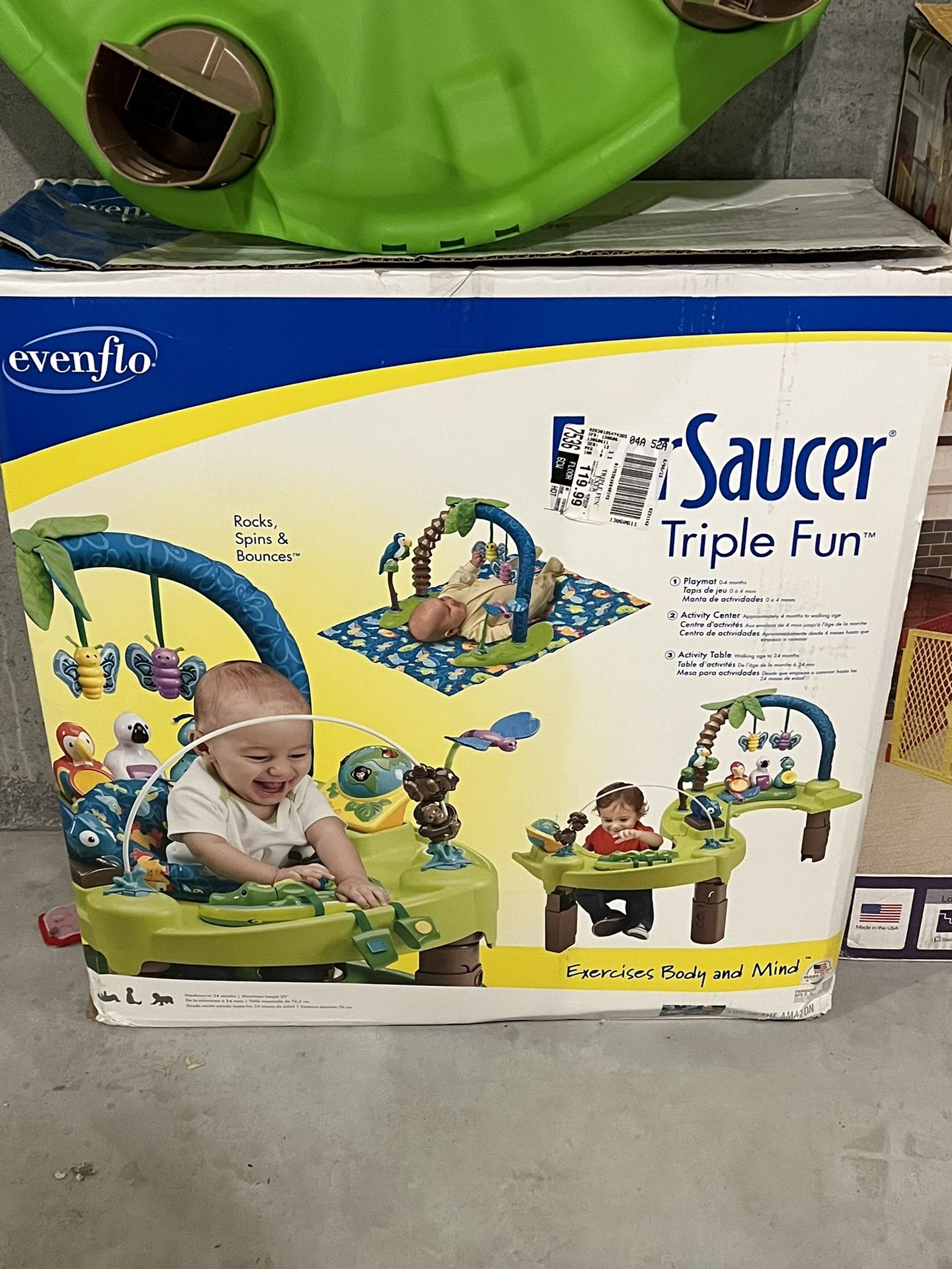 Evenflo Exersaucer Triple Activity System