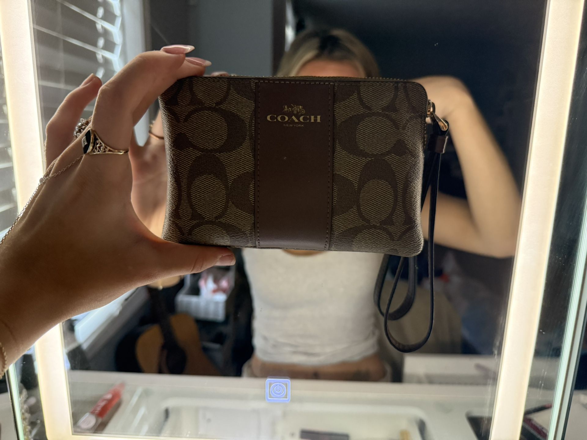 Brown coach wallet