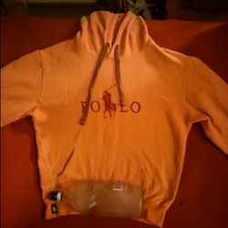 Orange Polo Ralph Lauren hoodie