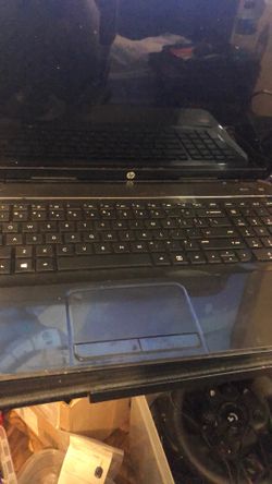 black HP Pavilion g7 laptop